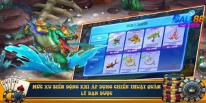 Mức xu biến động khi áp dụng chiến thuật quản lý đạn dược