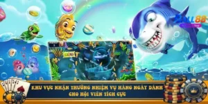 Khu vực nhận thưởng nhiệm vụ hàng ngày dành cho hội viên tích cực