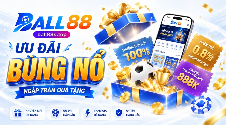 Ưu đãi bùng nổ cùng gói thưởng chào mừng 100% cho hội viên