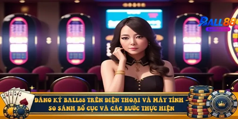 Đăng ký Ball88 trên điện thoại và máy tính - so sánh bố cục và các bước thực hiện