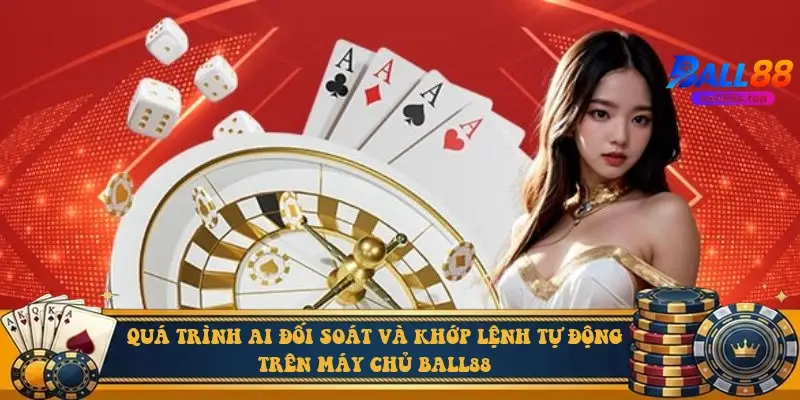 Quá trình AI đối soát và khớp lệnh tự động trên máy chủ Ball88